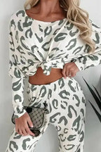 Loungewear Leopard Luxe Loungewear Set