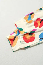 Loungewear Savannah Sunset: Apricot Leopard Lounge Set