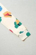 Loungewear Savannah Sunset: Apricot Leopard Lounge Set