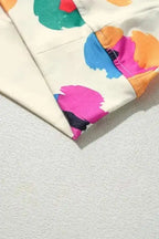 Loungewear Savannah Sunset: Apricot Leopard Lounge Set