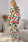 Loungewear Savannah Sunset: Apricot Leopard Lounge Set
