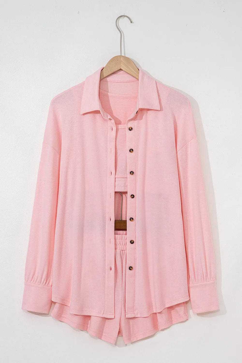 Loungewear & Sleepwear/Loungewear Women’s 3-Piece Lounge Set - Cozy and Stylish