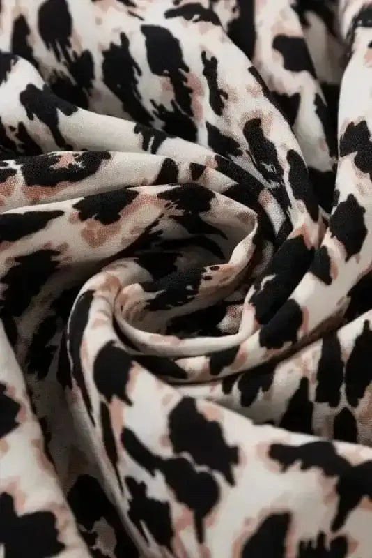 Maxi Dresses Apricot Leopard Maxi - Elegance Unleashed