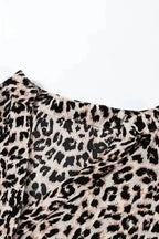 Maxi Dresses Apricot Leopard Maxi - Elegance Unleashed