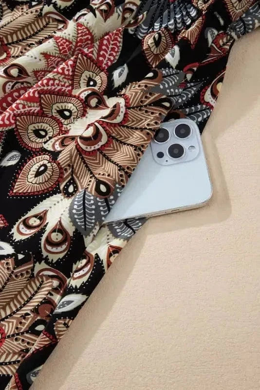 Maxi Dresses Blossom Elegance Maxi Wrap Dress