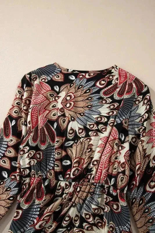 Maxi Dresses Blossom Elegance Maxi Wrap Dress