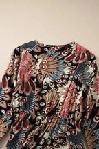 Maxi Dresses Blossom Elegance Maxi Wrap Dress