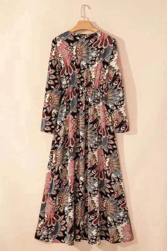 Maxi Dresses Blossom Elegance Maxi Wrap Dress