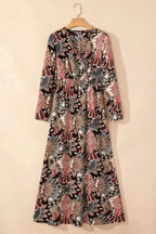 Maxi Dresses Blossom Elegance Maxi Wrap Dress