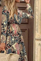 Maxi Dresses Blossom Elegance Maxi Wrap Dress