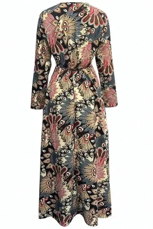 Maxi Dresses Blossom Elegance Maxi Wrap Dress