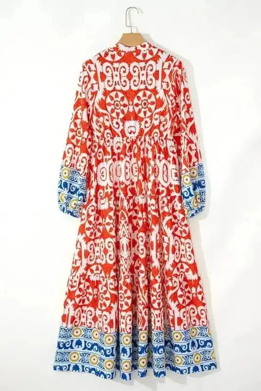 Maxi Dresses Boho Chic Mosaic Maxi Dress