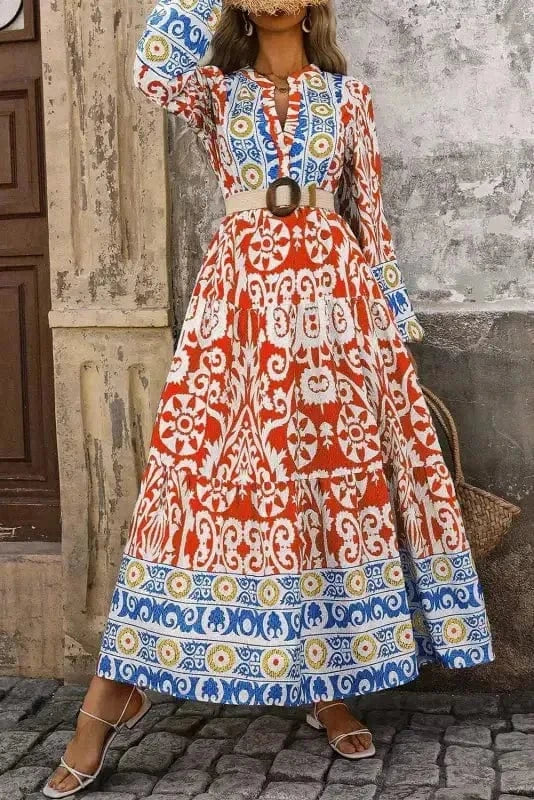 Maxi Dresses Boho Chic Mosaic Maxi Dress