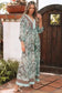 Maxi Dresses Boho Floral Maxi Dress - Open Back