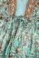 Maxi Dresses Boho Floral Maxi Dress - Open Back