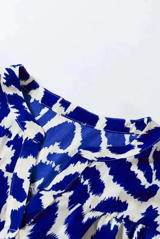 Maxi Dresses GeoContrast Maxi Dress – Monochrome Western Print