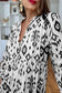 Maxi Dresses GeoContrast Maxi Dress – Monochrome Western Print