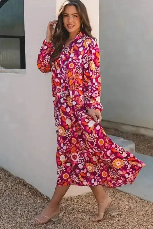 Maxi Dresses Lavender Elegance Tiered Maxi Dress