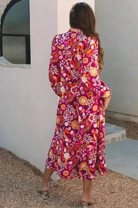 Maxi Dresses Lavender Elegance Tiered Maxi Dress