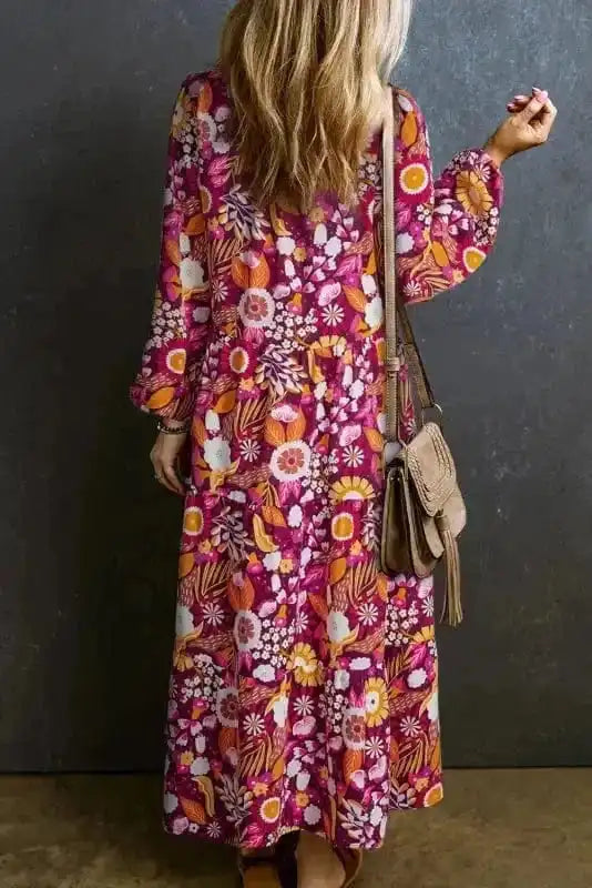 Maxi Dresses Lavender Elegance Tiered Maxi Dress
