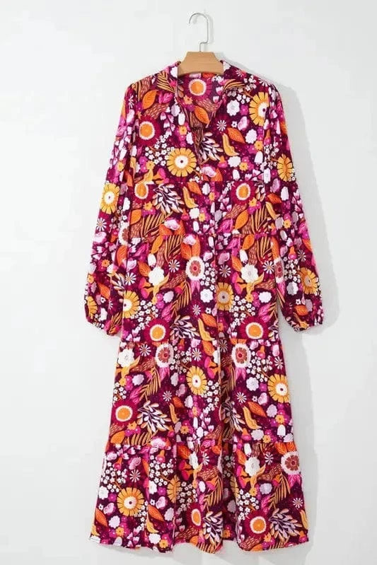 Maxi Dresses Lavender Elegance Tiered Maxi Dress