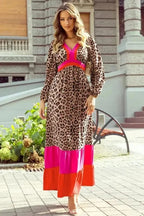 Maxi Dresses Leopard Mosaic Maxi Dress