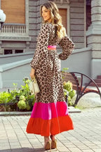 Maxi Dresses Leopard Mosaic Maxi Dress