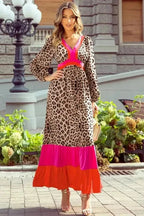 Maxi Dresses Leopard Mosaic Maxi Dress