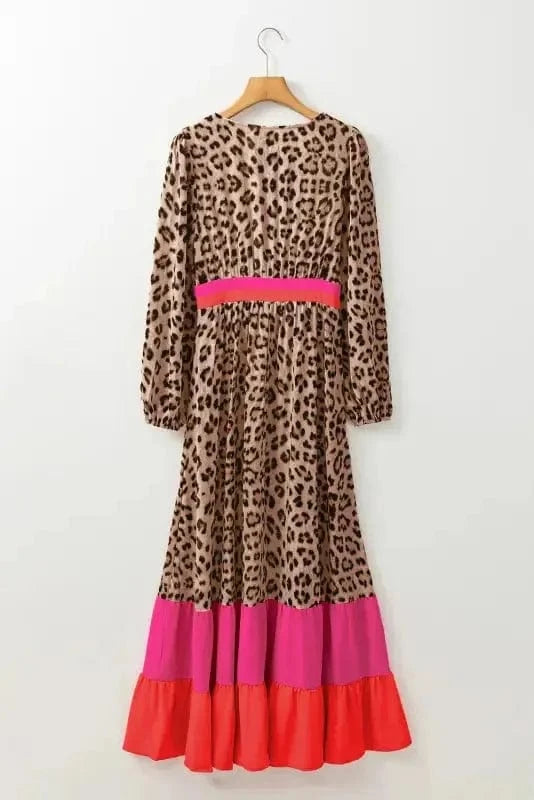 Maxi Dresses Leopard Mosaic Maxi Dress