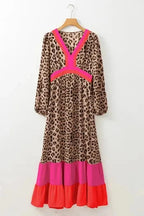 Maxi Dresses Leopard Mosaic Maxi Dress