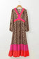 Maxi Dresses Leopard Mosaic Maxi Dress