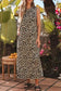 Maxi Dresses Leopard Sleeveless Maxi Dress