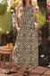 Maxi Dresses Leopard Sleeveless Maxi Dress
