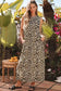 Maxi Dresses Leopard Sleeveless Maxi Dress