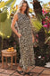 Maxi Dresses Leopard Sleeveless Maxi Dress