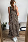 Maxi Dresses Leopard Sleeveless Maxi Dress