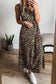 Maxi Dresses Leopard Sleeveless Maxi Dress