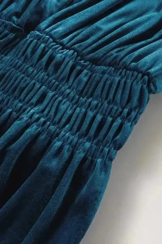 Maxi Dresses Luxe Velvet Tiered Maxi - Elegance Redefined