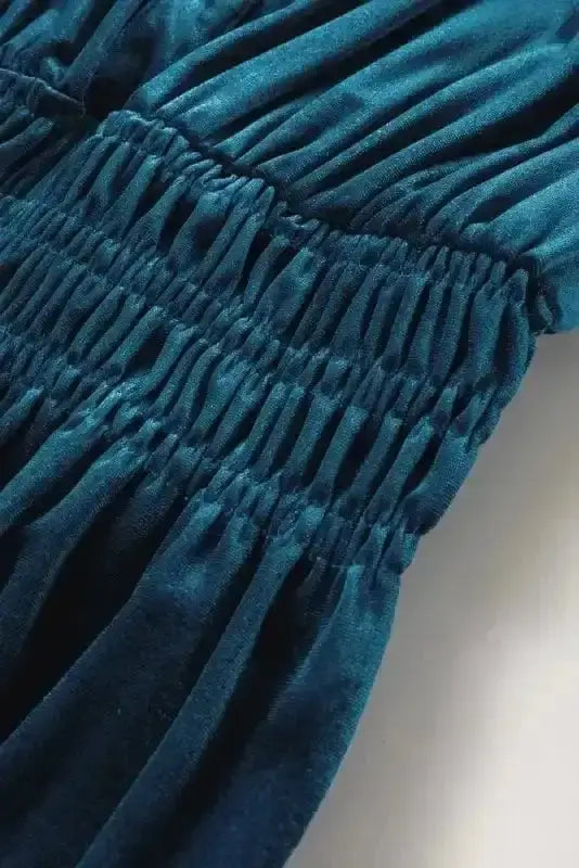 Maxi Dresses Luxe Velvet Tiered Maxi - Elegance Redefined