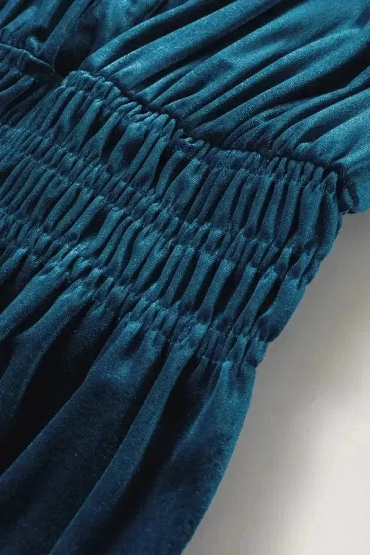 Maxi Dresses Luxe Velvet Tiered Maxi - Elegance Redefined