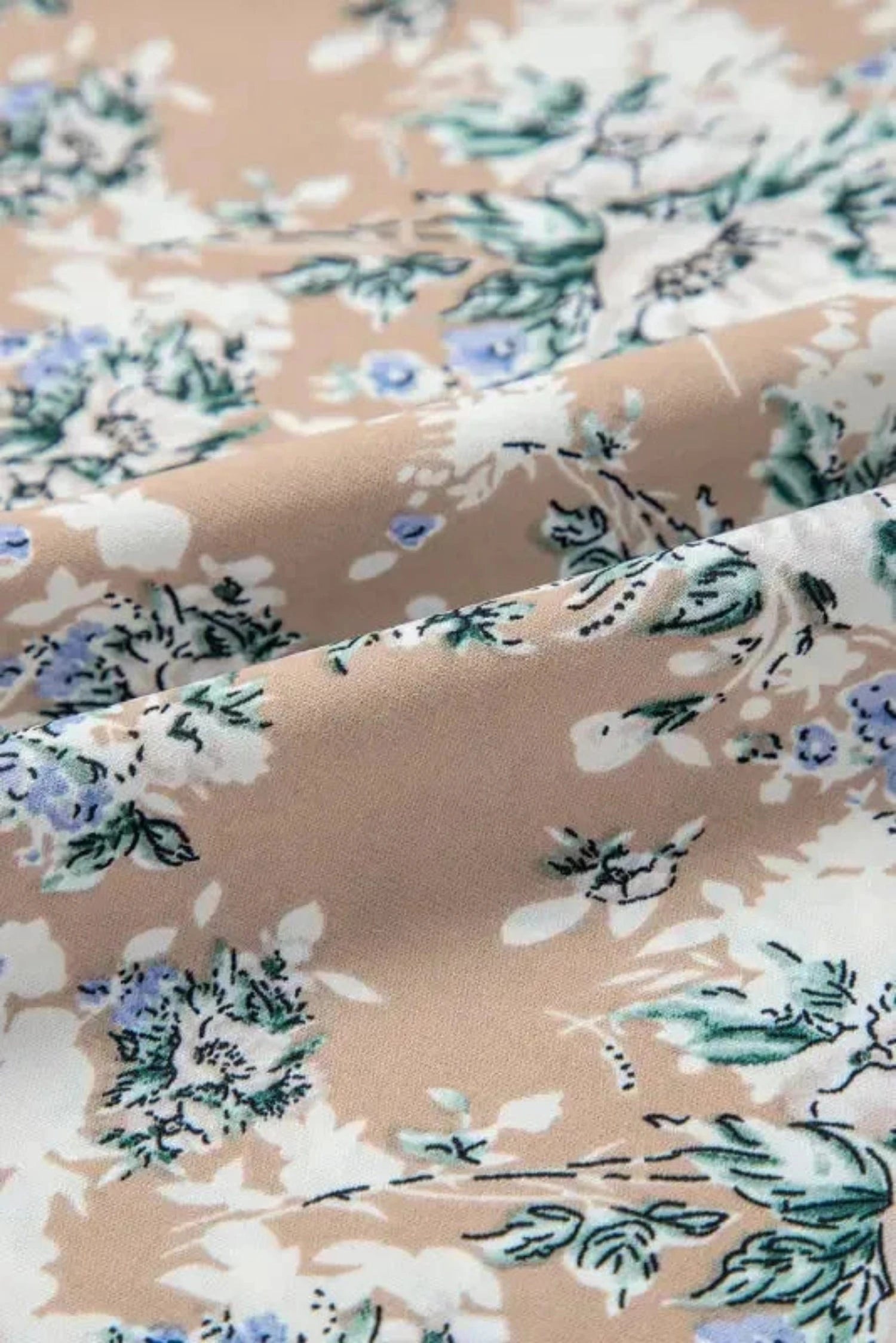 Maxi Dresses Maple Grove Floral Maxi Dress - Smocked Puff Sleeve