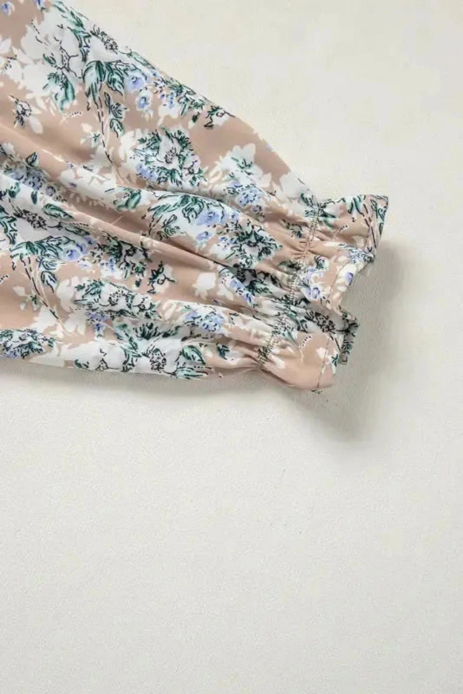 Maxi Dresses Maple Grove Floral Maxi Dress - Smocked Puff Sleeve