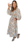 Maxi Dresses Maple Grove Floral Maxi Dress - Smocked Puff Sleeve