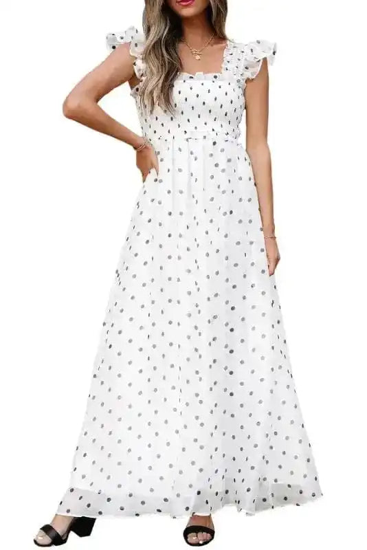 Maxi Dresses Polka Dot Elegance Maxi Dress