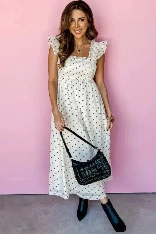 Maxi Dresses Polka Dot Elegance Maxi Dress