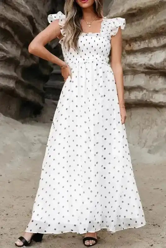 Maxi Dresses Polka Dot Elegance Maxi Dress