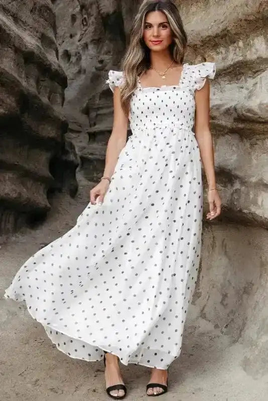 Maxi Dresses Polka Dot Elegance Maxi Dress