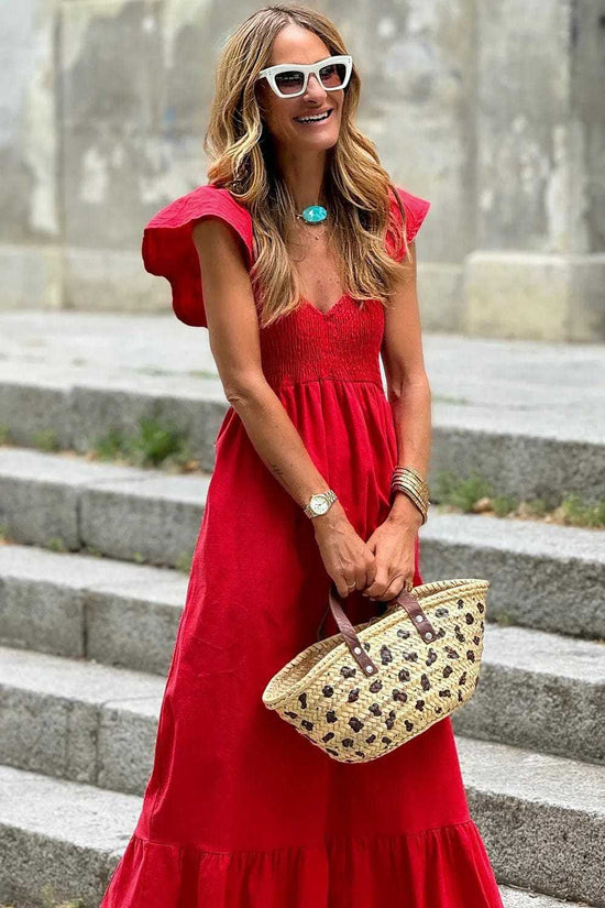 Maxi Dresses Scarlet Elegance Maxi Dress