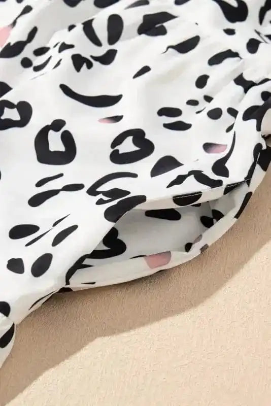 Maxi Dresses Snow Leopard Elegance Maxi Dress