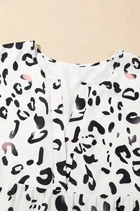 Maxi Dresses Snow Leopard Elegance Maxi Dress